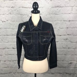 NWT FUBU Jean Jacket The Collection Sz Sma…